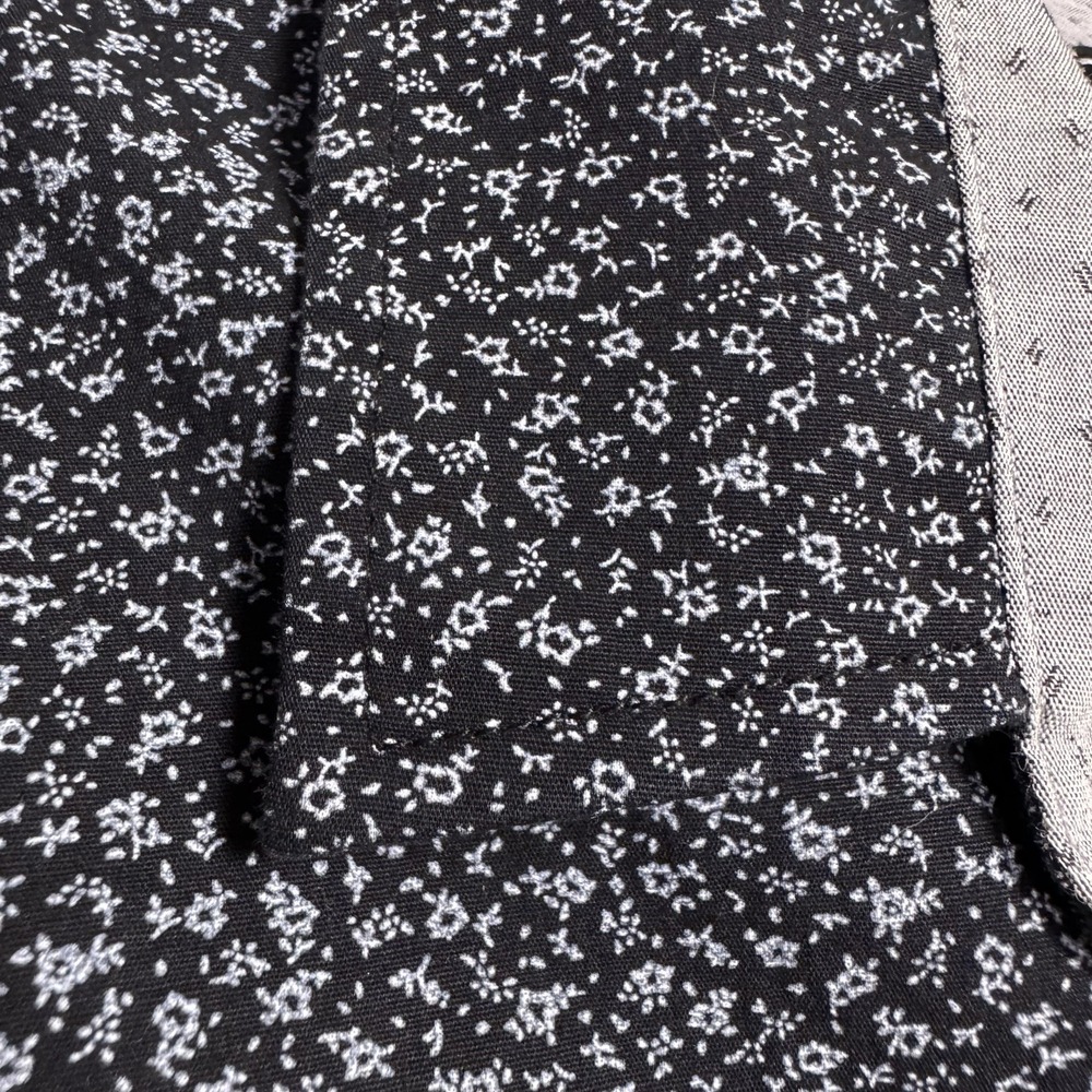 7 Diamonds Shirt Mens L Floral 4 Way Stretch Performance Graceland Woven